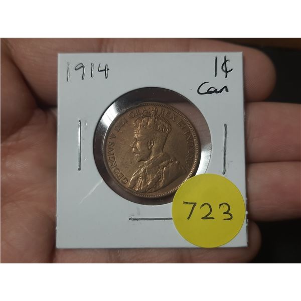 1914 Canadian Large Cents