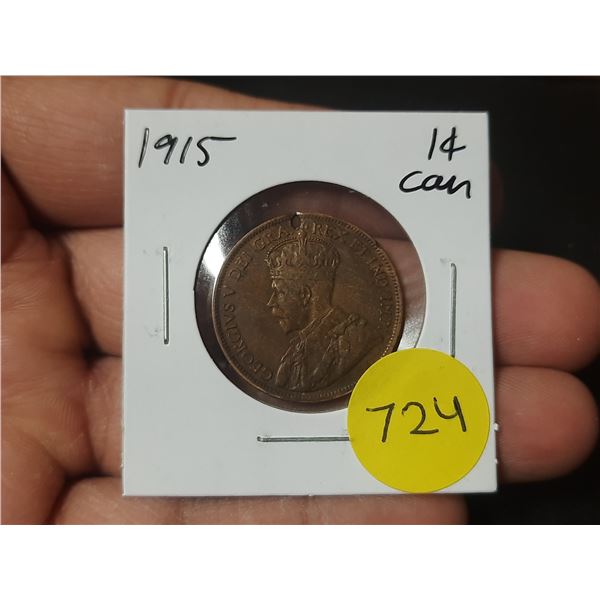 1915 Canadian Large Cents