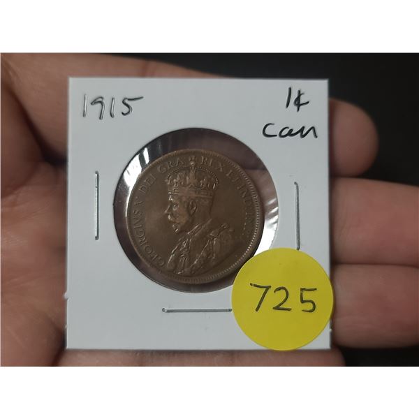 1915 Canadian Large Cents