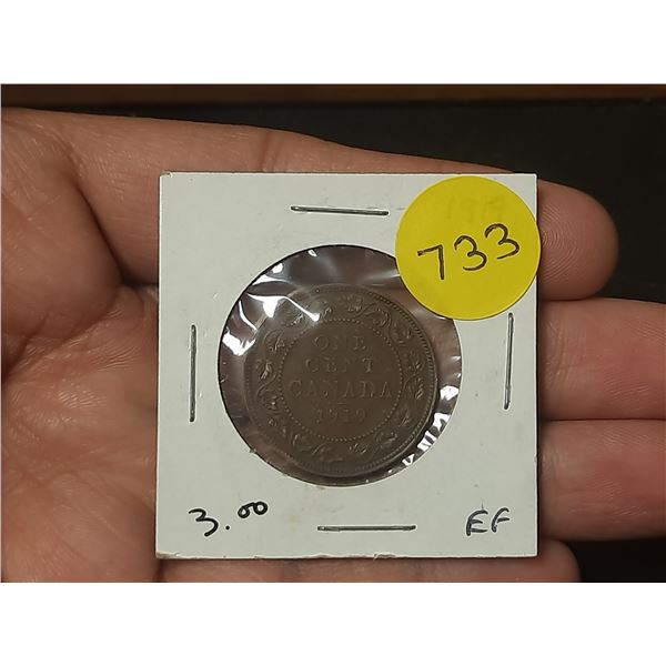 1919 Canadian Large Cents