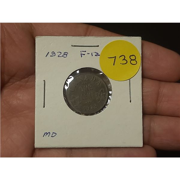 1928 Canadian Small Cents