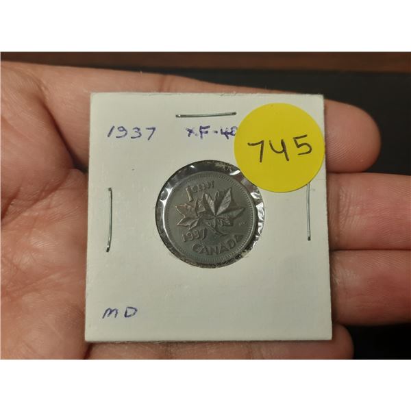 1937 Canadian Small Cents