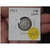 Image 1 : 1917 Canadian Silver Ten Cents