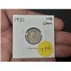 Image 1 : 1931 Canadian Silver Ten Cents
