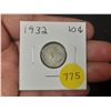 Image 1 : 1932 Canadian Silver Ten Cents