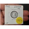 Image 1 : 1942 VF Canadian Silver Ten Cents