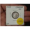 Image 1 : 1945 EF Canadian Silver Ten Cents