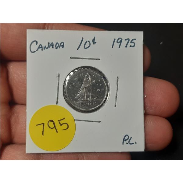 1975 PL Canadian Ten Cents
