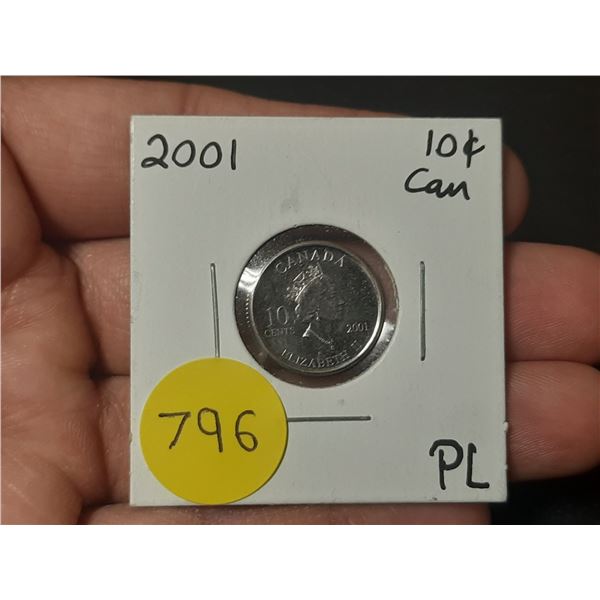 2001 Canadian Ten Cents