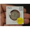Image 1 : 1929 Canadian Silver Twenty Five Cents