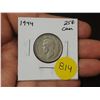 Image 1 : 1944 Canadian Silver Twenty Five Cents