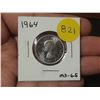 Image 1 : 1964 MS-65 Canadian Silver Twenty Five Cents