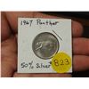 Image 1 : 1967 Canadian Silver Twenty Five Cents