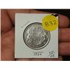 Image 1 : 1954 VF Canadian Silver Fifty Cents