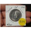 Image 1 : 1967 Canadian Silver Fifty Cents