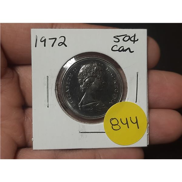 1972 Canadian Fifty Cents