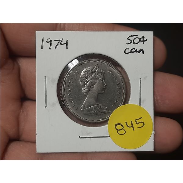 1974 Canadian Fifty Cents
