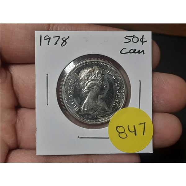 1978 Canadian Fifty Cents