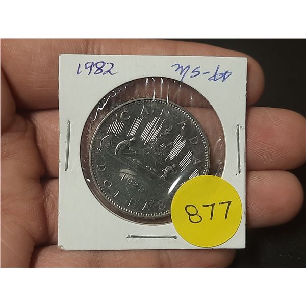 1982 MS-60 Canadian Dollar