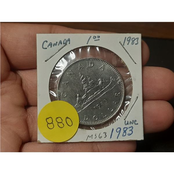 1983 MS-63 Canadian Dollar