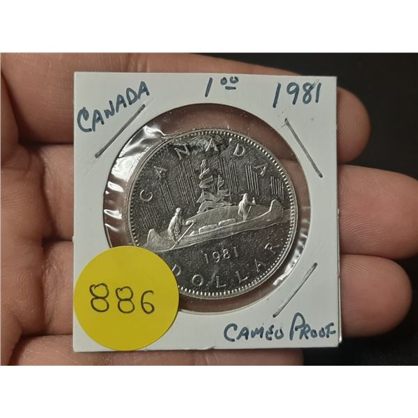 1981 PL Canadian Dollar - Cameo Proof
