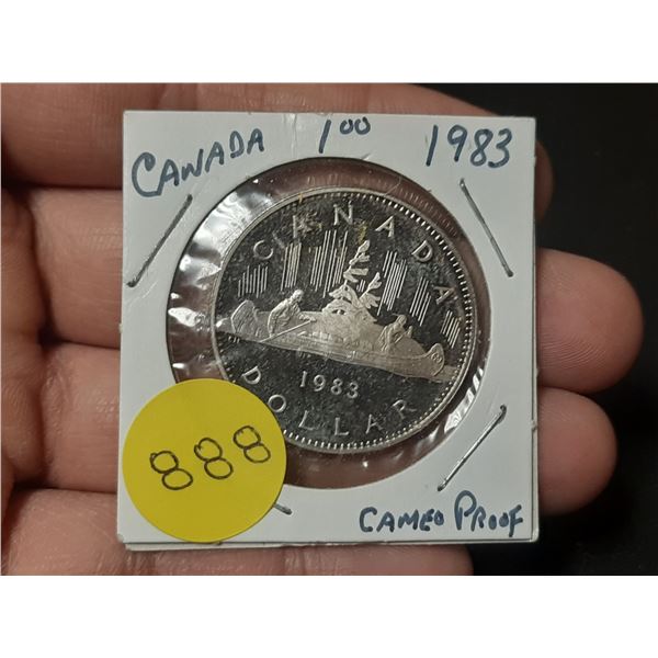 1983 PL Canadian Dollar - Cameo Proof