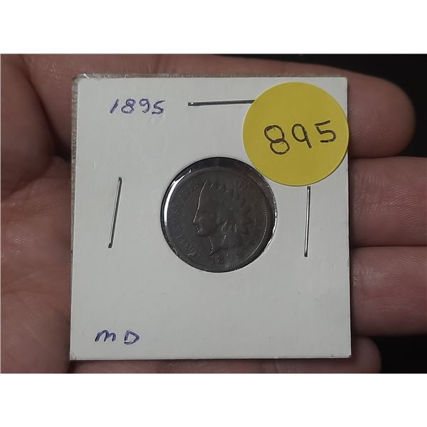 1895 USA Indian Head Penny
