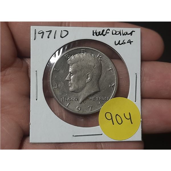 1971 D USA Kennedy Half Dollar