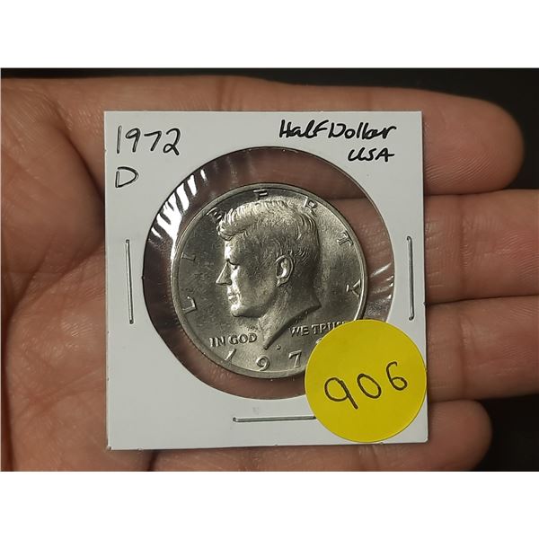 1972 D USA Kennedy Half Dollar