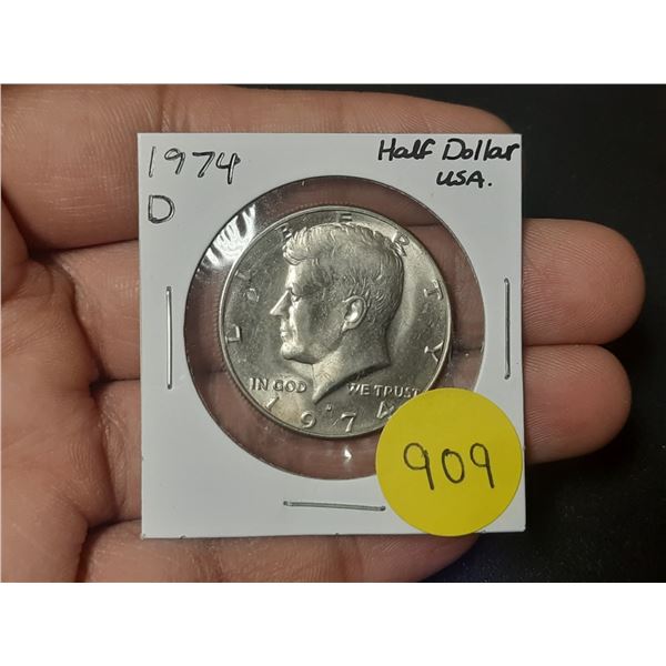 1974 D USA Kennedy Half Dollar