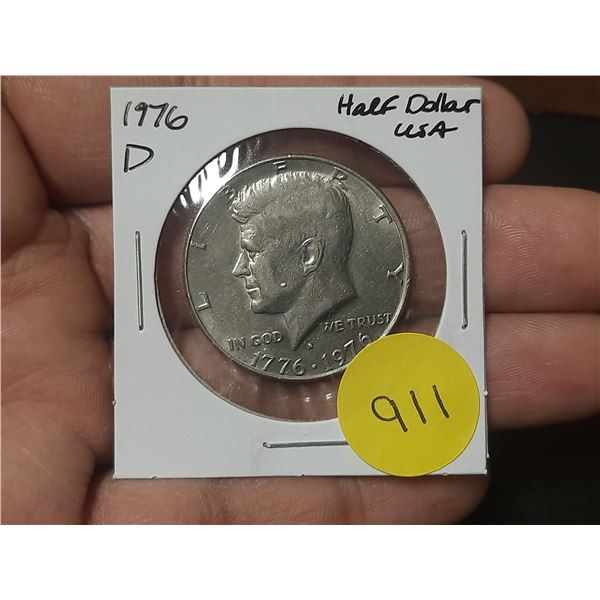 1976 D USA Kennedy Half Dollar