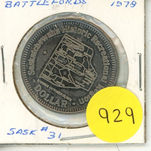 1978 Battlefords Historic Recreational Region Dollar