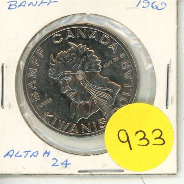1969 Banff Kiwanis Dollar