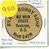 Image 1 : Evans Hobby Shop, Penticton Wooden Nickel