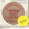 Image 1 : 1983 Corperate Decals, Edmonton Wooden Nickel