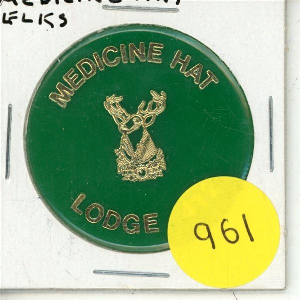 Medicine Hat Lodge 412 Elk Token