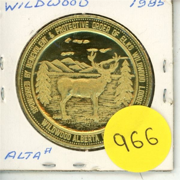 1985 Wildwood Lodge Golden Token
