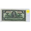 Image 1 : 1937 Bank Of Canada One Dollar Bank Note