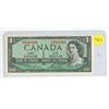 Image 1 : 1954 Bank Of Canada One Dollar Bank Note