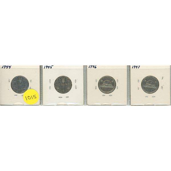 1944-1947 Canadian Five Cents