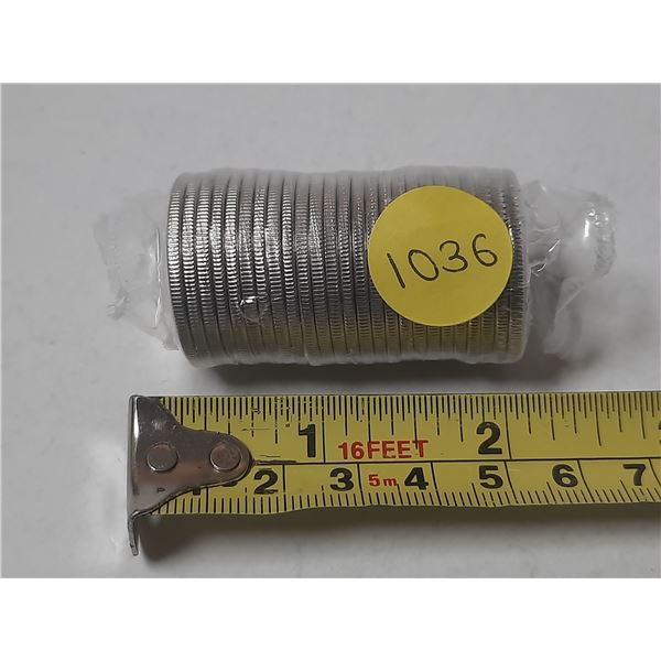2002 UNC Roll Of Canadian Fifty Cents