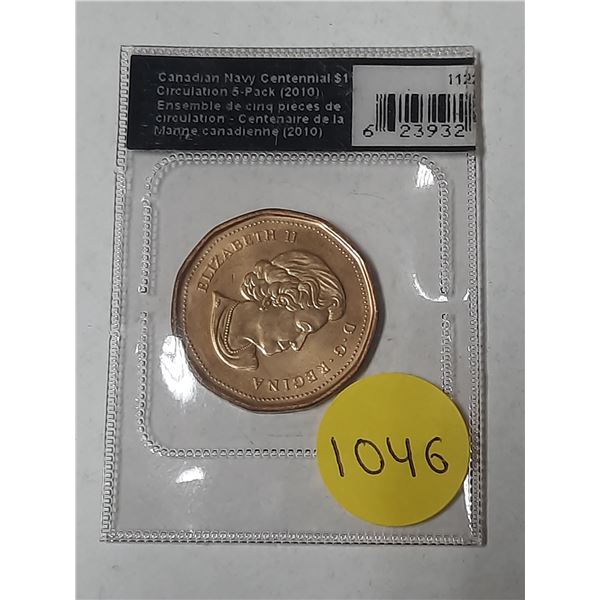 2010 UNC Mint Sealed Canadian Dollar - Centennial Of Canadian Navy