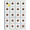 Image 1 : 1993-2012 UNC Sheet Of Canadian Small Cents - 20 Coins