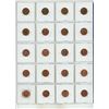 Image 2 : 1993-2012 UNC Sheet Of Canadian Small Cents - 20 Coins