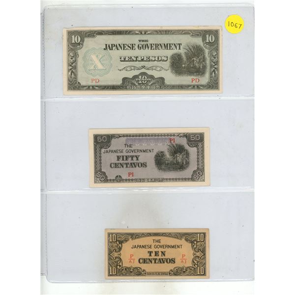 WW2 Japapese Occupational Currency