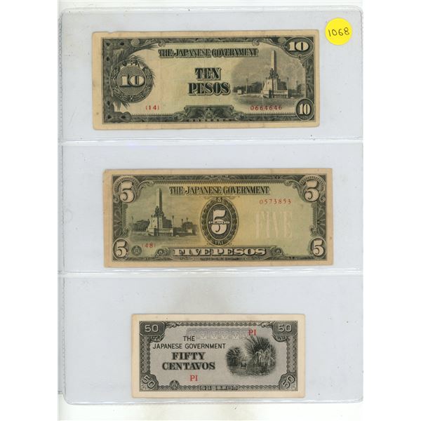 WW2 Japapese Occupational Currency