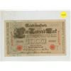 Image 1 : 1910 Imperial Germany One Thousand Mark Reichsbanknote