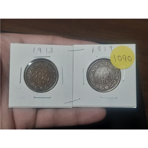 1913-1919 LC  Canadian Large Cent