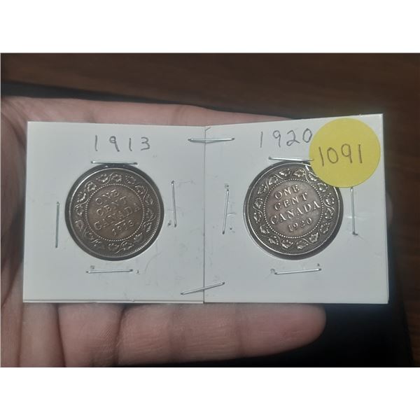 1913-1920 LC  Canadian Large Cent
