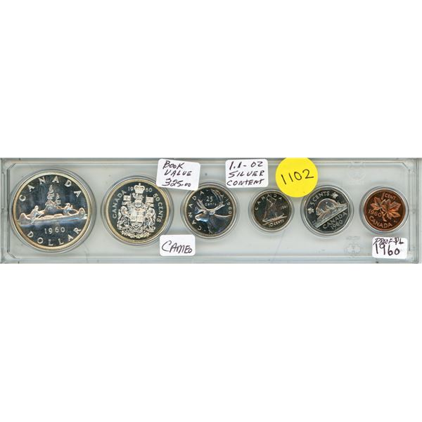 1960 Canada Silver Proof Like Uncirculated Coin Set.